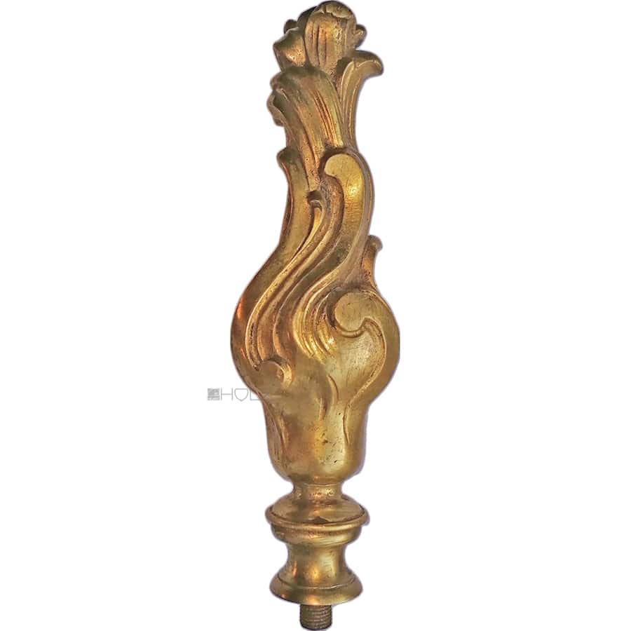 Lampenfuß Bronze feuervergoldet alt antik ca. 2kg 24cm