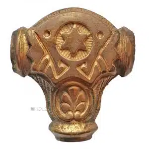 Leitungsführung antik Messing alt Verteiler Lampe etc.