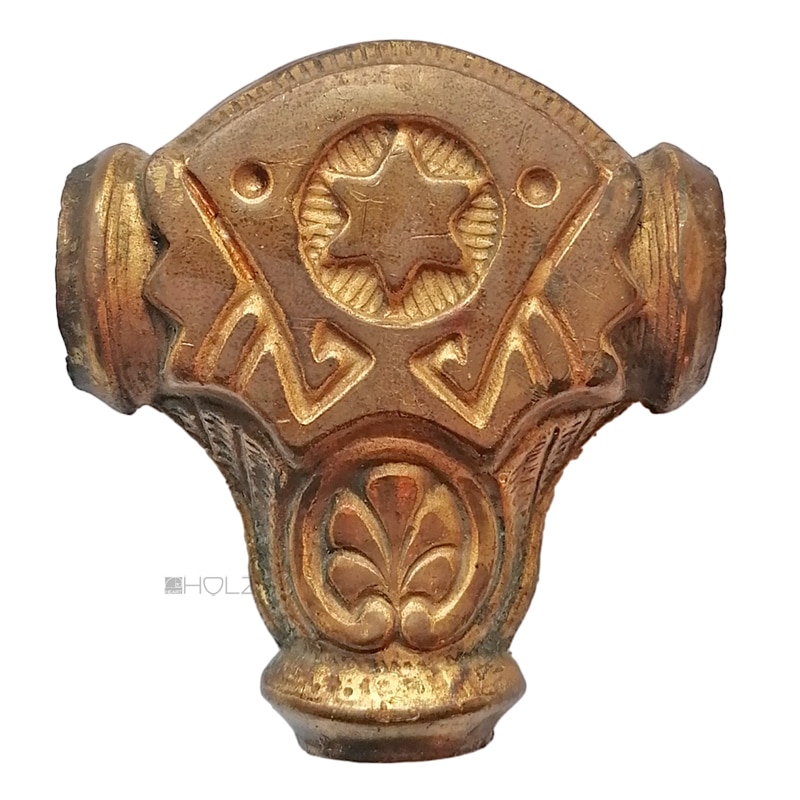 Leitungsführung antik Messing alt Verteiler Lampe etc.