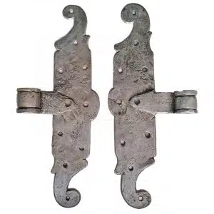 Tür Kreuzbänder geschmiedet antik Türbänder alt 27cm 16er Dorn