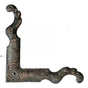 Fenster Winkelband Fensterwinkel Stahl Zierwinkel antik alt 14.5cm