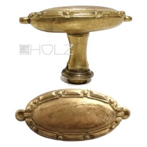 Bronze Fensterolive antik Fenstergriff alt Diamantkissen 8er Vk