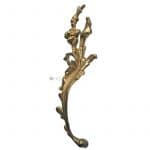 Möbel Bronze Beschlag vergoldet links antik Ranke alt 16.5cm