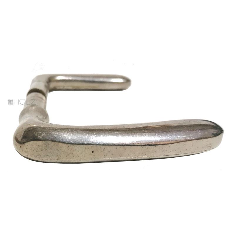 Türdrücker 1920er Bauhaus Messing vernickelt alt Türklinken 9er Vk