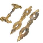 Türknäufe antik Frankreich Bronze feuervergoldet alt Empire Türknauf