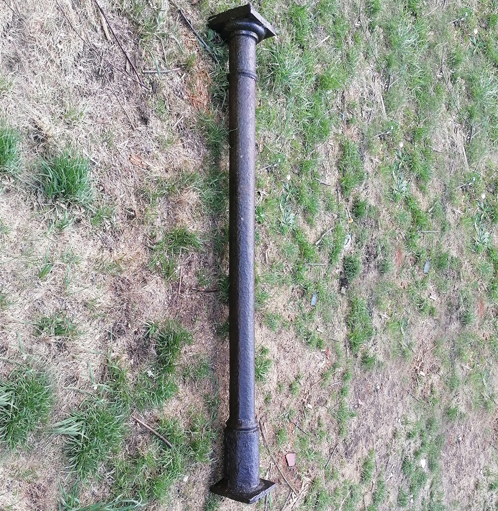 Säule antik Gusseisen alt Kreuzgewölbe Stütze 2Meter