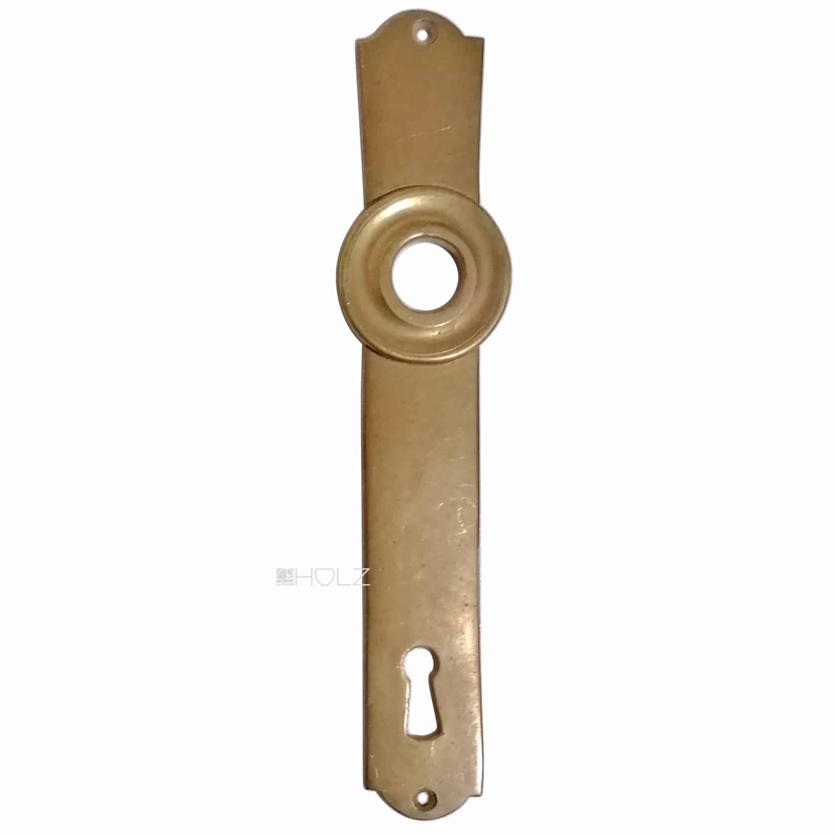 Langschild antik Biedermeier alt Türdrücker 16.9mm 94