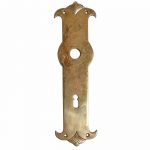 Langschild groß alt Türdrücker 69x237-18.1x72mm