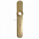 Langschild antik Biedermeier alt Türdrücker 15.6mm