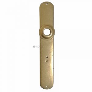 Langschild antik Biedermeier alt Türdrücker 15.6mm
