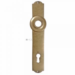 Biedermeier Langschild alt antik Türdrücker 16.3mm 80