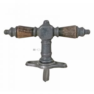 Fensterolive antik Würfel Zink Fenstergriff alt 116/62/43