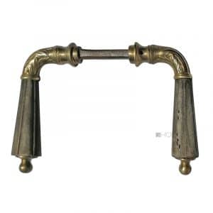 Türdrücker antik Blatt Türklinken Gründerzeit 15.9mm 8er Vk