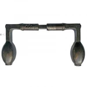 Türdrücker alt Jugendstil Avantgarde Art Deco Eigriff Eisen 15.8mm 8er Vk