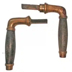 Türdrücker Art Deco Avantgartde Türklinken geteilter 11 Vk ohne Rosettenaufnahme