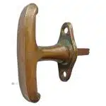 Fensterolive Jugendstil Avantgarde alt Fenstergriff 81/49/43