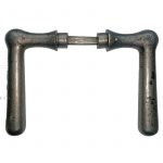 Türdrücker Eisen 1920er Bauhaus Loft Vintage alt Türklinken 9er Vk