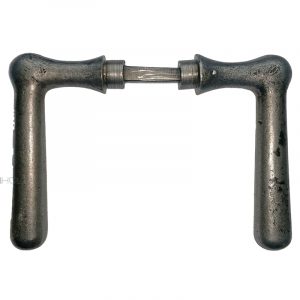 Türdrücker Eisen 1920er Bauhaus Loft Vintage alt Türklinken 9er Vk