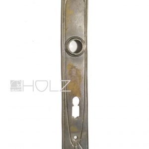 Langschild Jugendstil antik gotik Messing silber vernickelt 16.9 mm 72