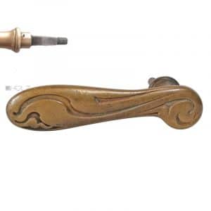 Türdrücker Jugendstil floral alt Wohnungseingang 16.4mm 9er Vk