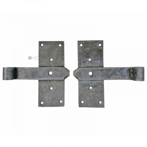 Tür Kreuzbänder alt geschmiedet Türbänder 15x14cm 12er Dorn