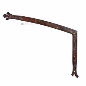 Torband geschmiedet Stahl alt Türband rechts 51 x 85cm