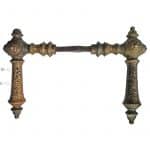 Prächtige Türdrücker antik Würfel Türklinken groß 17.2mm 10er Vk