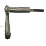 Türdrücker antik Kastenschloss alt Fisch Stör 18.9mm 8er Vk