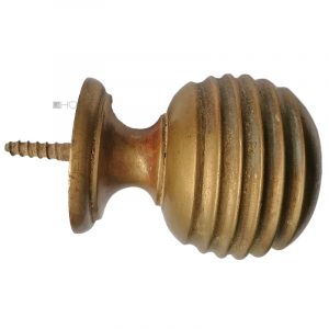 Türknauf antik Streifen Bienenstock alt Türgriff 58mm fest