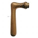 Türdrücker Avantgarde alt Türklinke rund 1920er 16.5mm 9er Vk