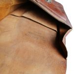 Kartentasche Leder alt Laptop Tablet Tasche Rindsleder Baroin Paris 33cm