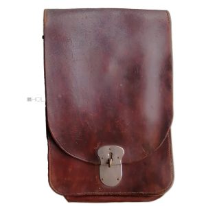 Kartentasche Leder alt Laptop Tablet Tasche Rindsleder Baroin Paris 33cm