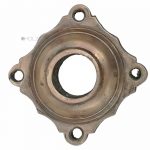 Drückerrosette antik Wulst alt groß Türdrücker Türklinke 18.2mm