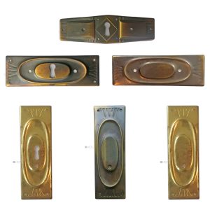Möbel antik Jugendstil Avantgarde Griffplatten Schubladengriff Schlüsselschild