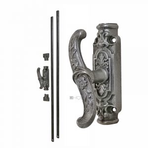 Fenstergetriebe antik Jugendstil Lilie floral alt 100bis120cm