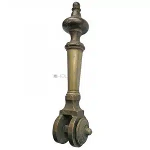 Klappgriff antik Schwengel Treibriegel alt Messing 8er Vk 18cm