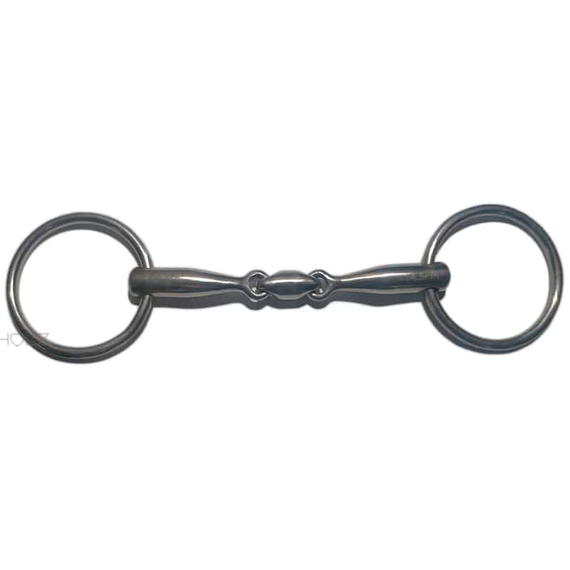 Pferdegebiss Titan Gebiss doppelt gebrochen Felix Bühler 14,5 cm