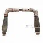 Türdrücker 1920er Stahl verchromt alt Horn Türklinken antik alt 8er Vk