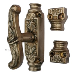 Basküle Fenstergetriebe antik floral Jugendstil 114mm