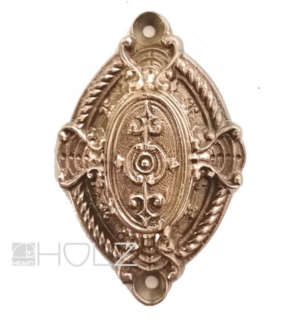 Schlüsselrosette antik Messing Kordel alt Schlüsselschild Tür Schlüsselschild