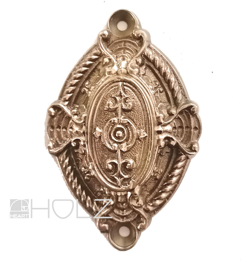 Schlüsselrosette antik Messing Kordel alt Schlüsselschild Tür Schlüsselschild