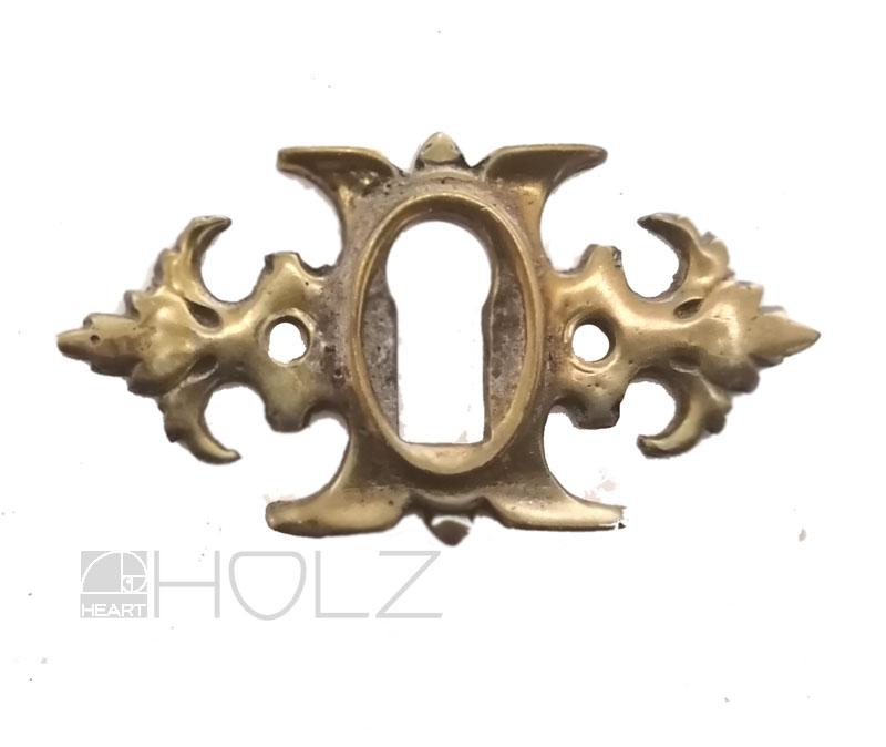 Bronze Möbel Schlüsselblende antik Schlüsselrosette Schlüssel Beschlag