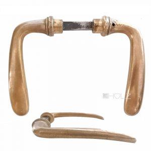 Türdrücker alt Türklinken Art Deco Bogen 16.2mm 9er Vk