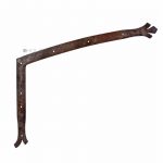 Torband geschmiedet Stahl alt Türband links 51 x 85cm