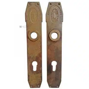 Große Langschilder Jugendstil klassizistisch alt 21mm 92 PZ