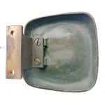 Großer Tür Stoßgriff Bronze Türgriff Blüte schwer massiv Alpan