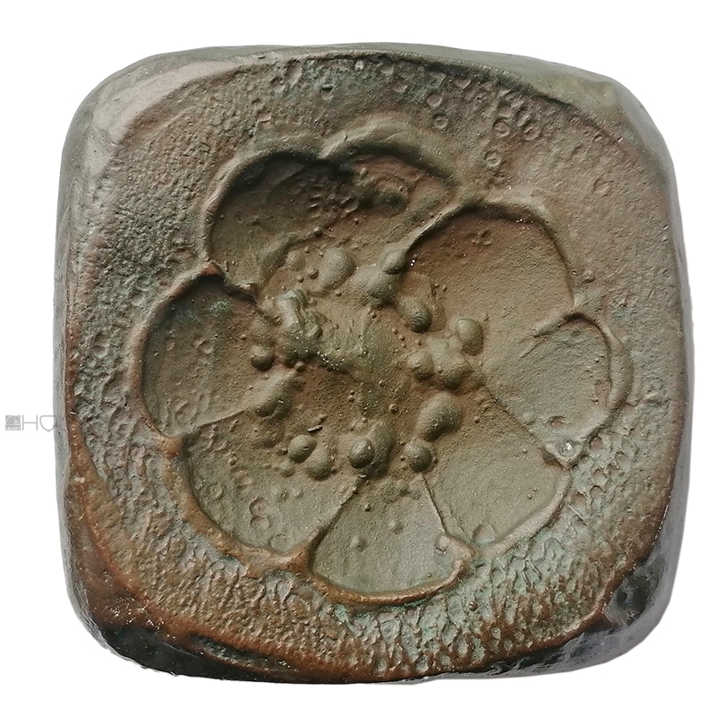 Großer Tür Stoßgriff Bronze Türgriff Blüte schwer massiv Alpan