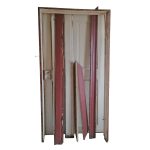 Zimmertür antik Biedermeier alt massiv Zarge Tür links Falzmaß 98x191