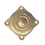 Drückerblende antik alt Rosette Art Deco für Türdrücker Schlüsselloch Abdeckung