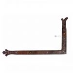 Torband geschmiedet Stahl alt Türband rechts 51 x 83cm